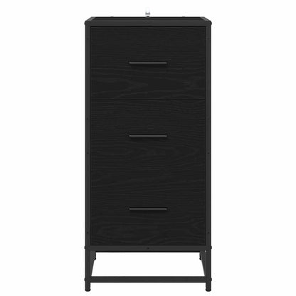 Serviesskap Svart eik 35,5 x 35 x 76 cm Konstruert tre