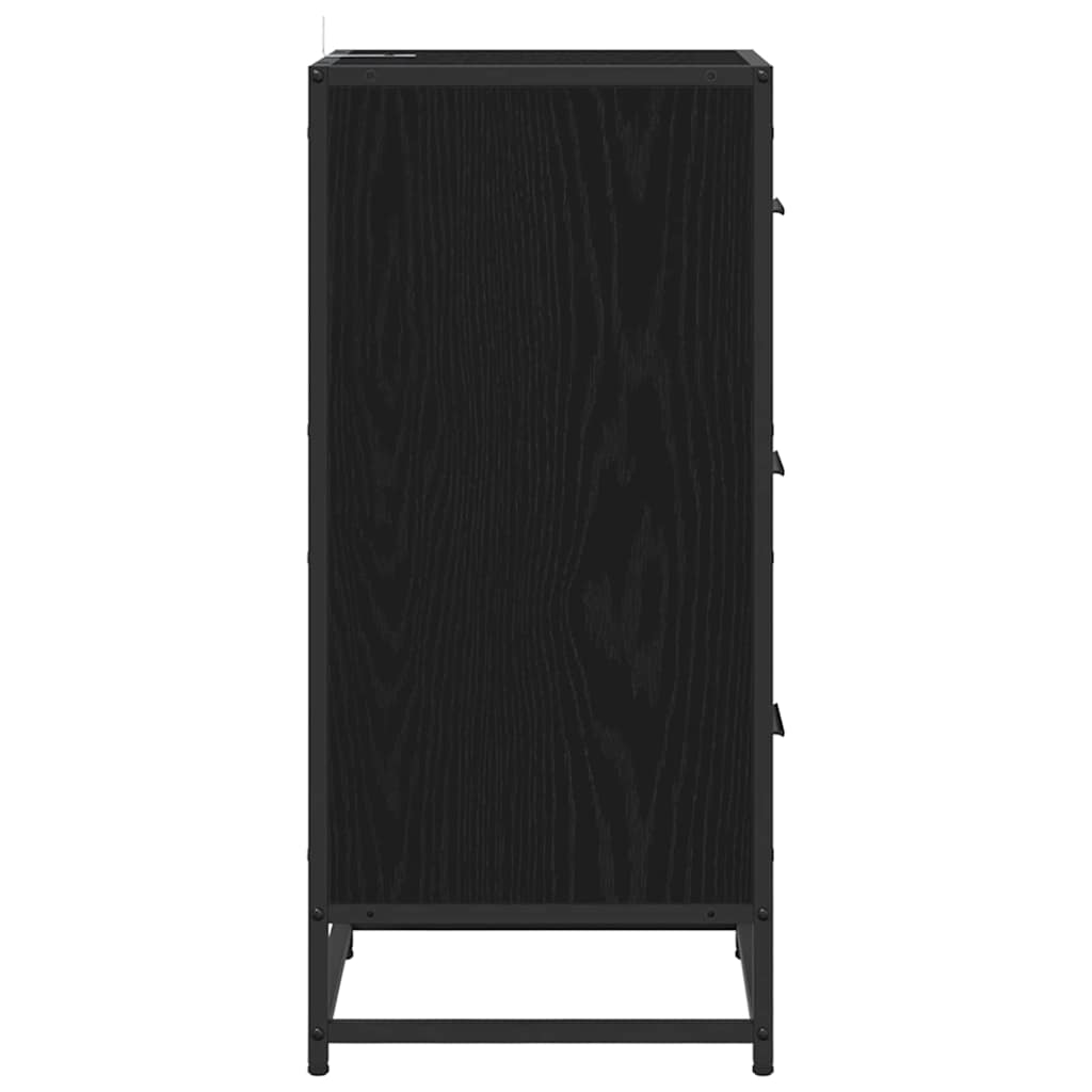 Serviesskap Svart eik 35,5 x 35 x 76 cm Konstruert tre