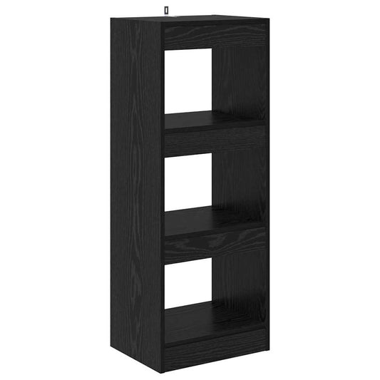 Bokskap Svart eik 40 x 30 x 103 cm Konstruert tre
