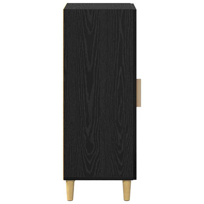 Serviesskap Svart eik 34,5 x 34 x 90 cm Konstruert tre