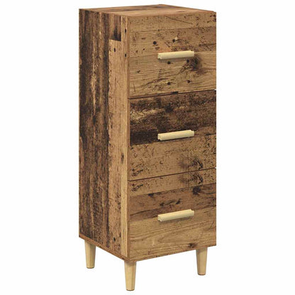 Serviesskap Gammelt tre 34,5 x 34 x 90 cm Konstruert tre