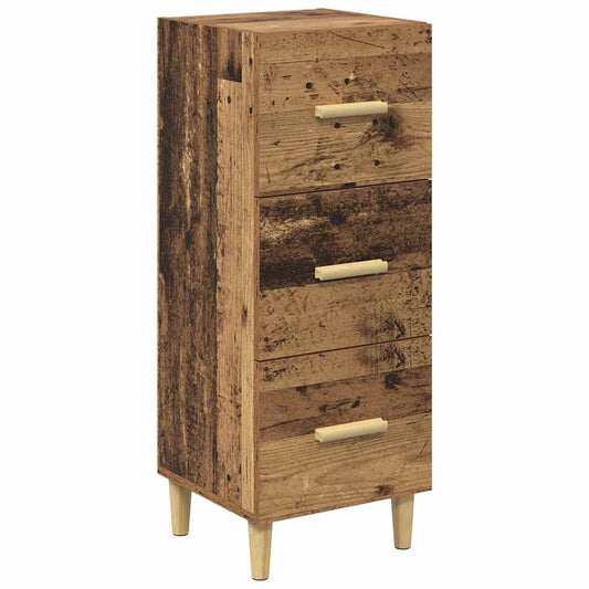 Serviesskap Gammelt tre 34,5 x 34 x 90 cm Konstruert tre