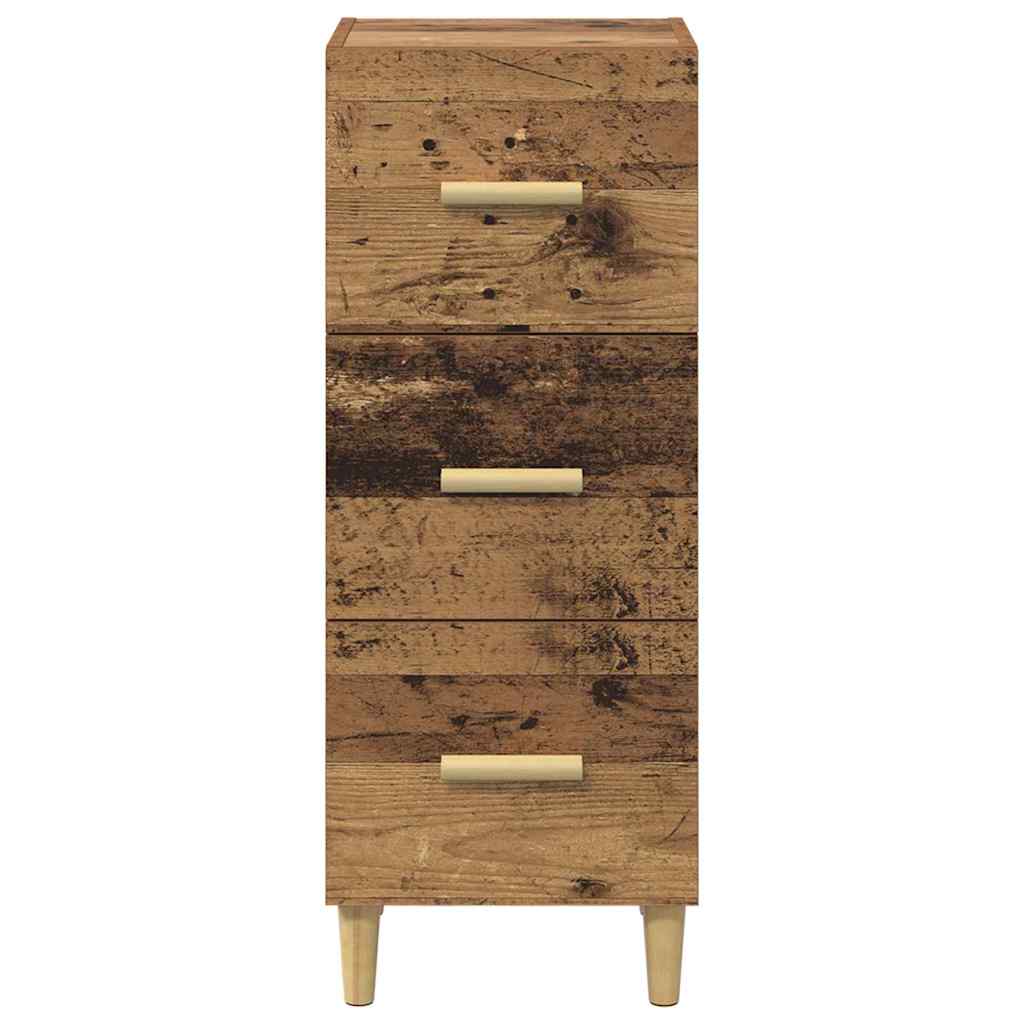 Serviesskap Gammelt tre 34,5 x 34 x 90 cm Konstruert tre