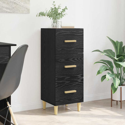 Serviesskap Svart eik 34,5 x 34 x 90 cm Konstruert tre