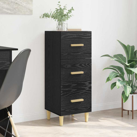 Serviesskap Svart eik 34,5 x 34 x 90 cm Konstruert tre