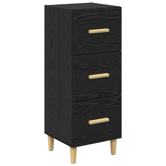 Serviesskap Svart eik 34,5 x 34 x 90 cm Konstruert tre