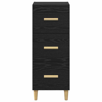 Serviesskap Svart eik 34,5 x 34 x 90 cm Konstruert tre