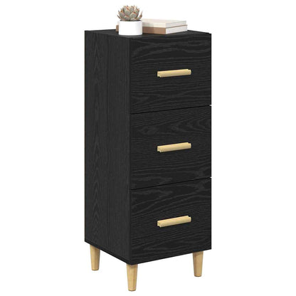 Serviesskap Svart eik 34,5 x 34 x 90 cm Konstruert tre