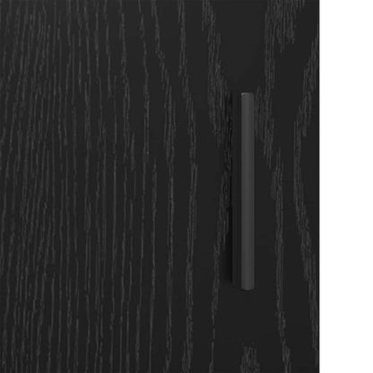 Serviesskap Svart eik 80 x 30 x 60 cm Konstruert tre