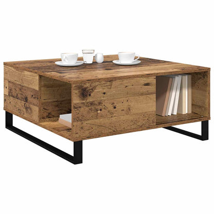 Kaffebord Gammelt tre 80 x 80 x 36.5 cm Konstruert tre