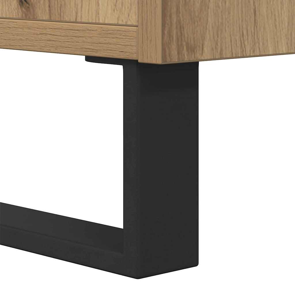 Kaffebord artisan eik 80 x 80 x 36.5 cm Konstruert tre