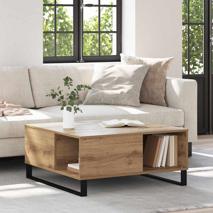 Kaffebord artisan eik 80 x 80 x 36.5 cm Konstruert tre