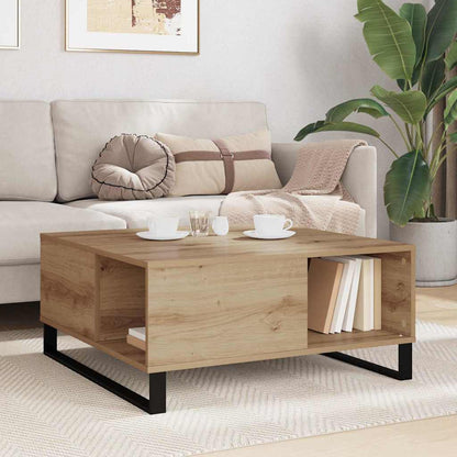 Kaffebord artisan eik 80 x 80 x 36.5 cm Konstruert tre