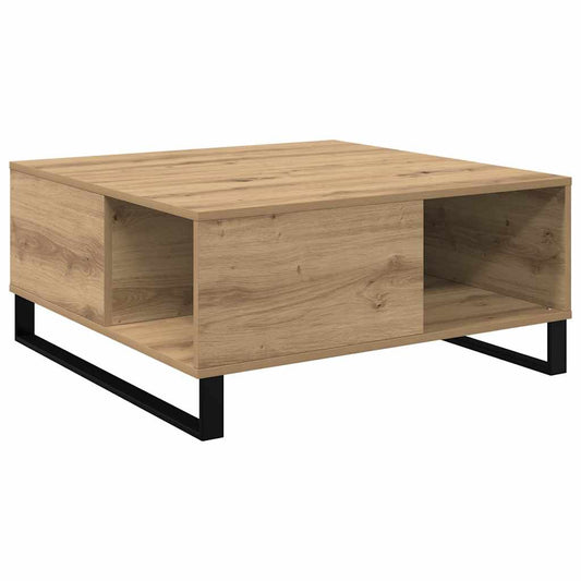 Kaffebord artisan eik 80 x 80 x 36.5 cm Konstruert tre