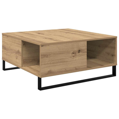Kaffebord artisan eik 80 x 80 x 36.5 cm Konstruert tre