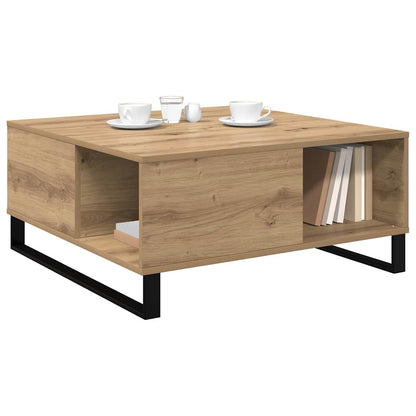 Kaffebord artisan eik 80 x 80 x 36.5 cm Konstruert tre