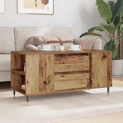 Kaffebord Gammelt tre 102 x 44.5 x 50 cm Konstruert tre