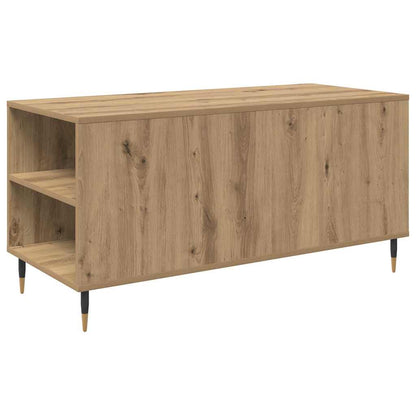 Kaffebord artisan eik 102 x 44.5 x 50 cm Konstruert tre