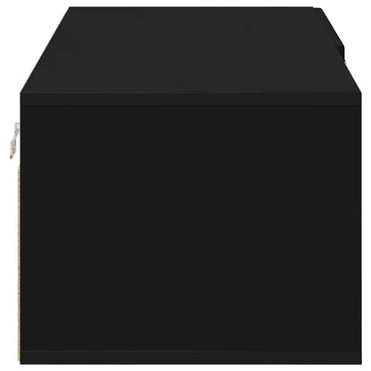TV-skap med skuff Svart 100.5 x 39 x 30 cm Konstruert tre