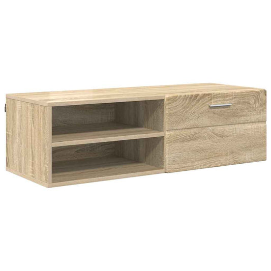 TV-skap med skuff Sonoma eik 100.5 x 39 x 30 cm Konstruert tre