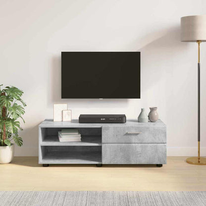 TV-skap Høyglans hvit 100.5 x 39 x 30 cm Konstruert tre
