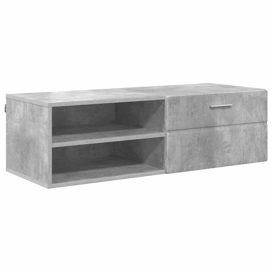 TV-skap Høyglans hvit 100.5 x 39 x 30 cm Konstruert tre