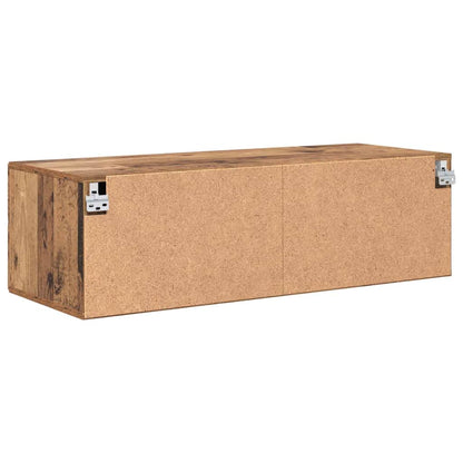 TV-skap med skuff Gammelt tre 100.5 x 39 x 30 cm Konstruert tre
