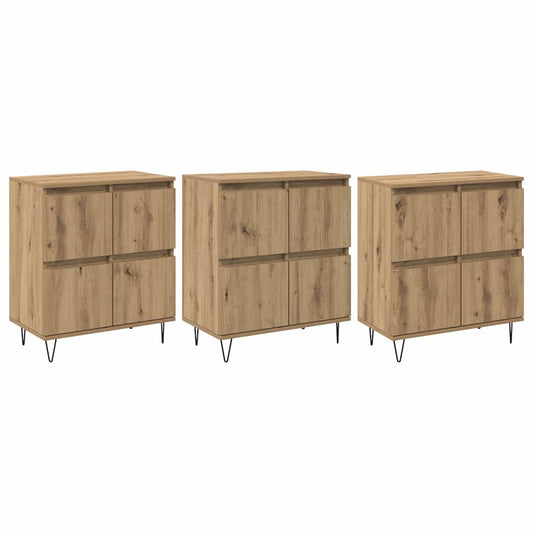 Skap 3 pcs artisan eik 180 x 35 x 70 cm Konstruert tre