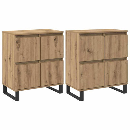 Skap 2 pcs artisan eik 120 x 35 x 70 cm Konstruert tre