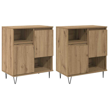 Skap 2 pcs artisan eik 120 x 35 x 70 cm Konstruert tre