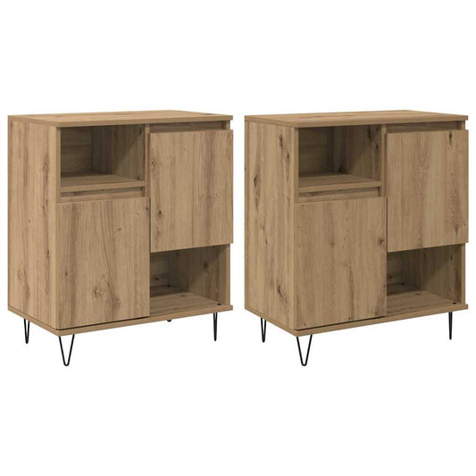 Skap 2 pcs artisan eik 120 x 35 x 70 cm Konstruert tre