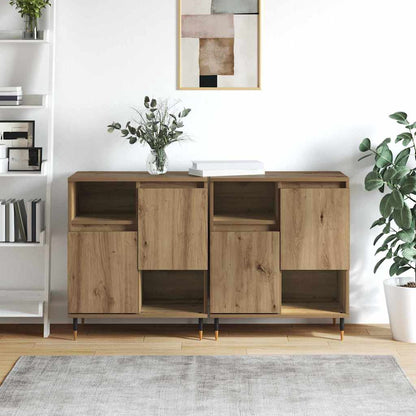 Skap 2 pcs artisan eik 120 x 35 x 70 cm Konstruert tre
