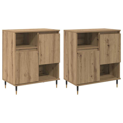 Skap 2 pcs artisan eik 120 x 35 x 70 cm Konstruert tre