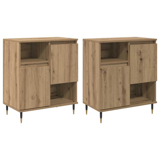 Skap 2 pcs artisan eik 120 x 35 x 70 cm Konstruert tre