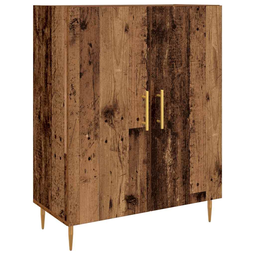 Høyskap Gammelt tre 69.5 x 34 x 180 cm Konstruert tre