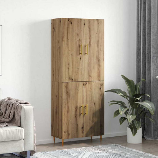 Høyskap artisan eik 69.5 x 34 x 180 cm Konstruert tre