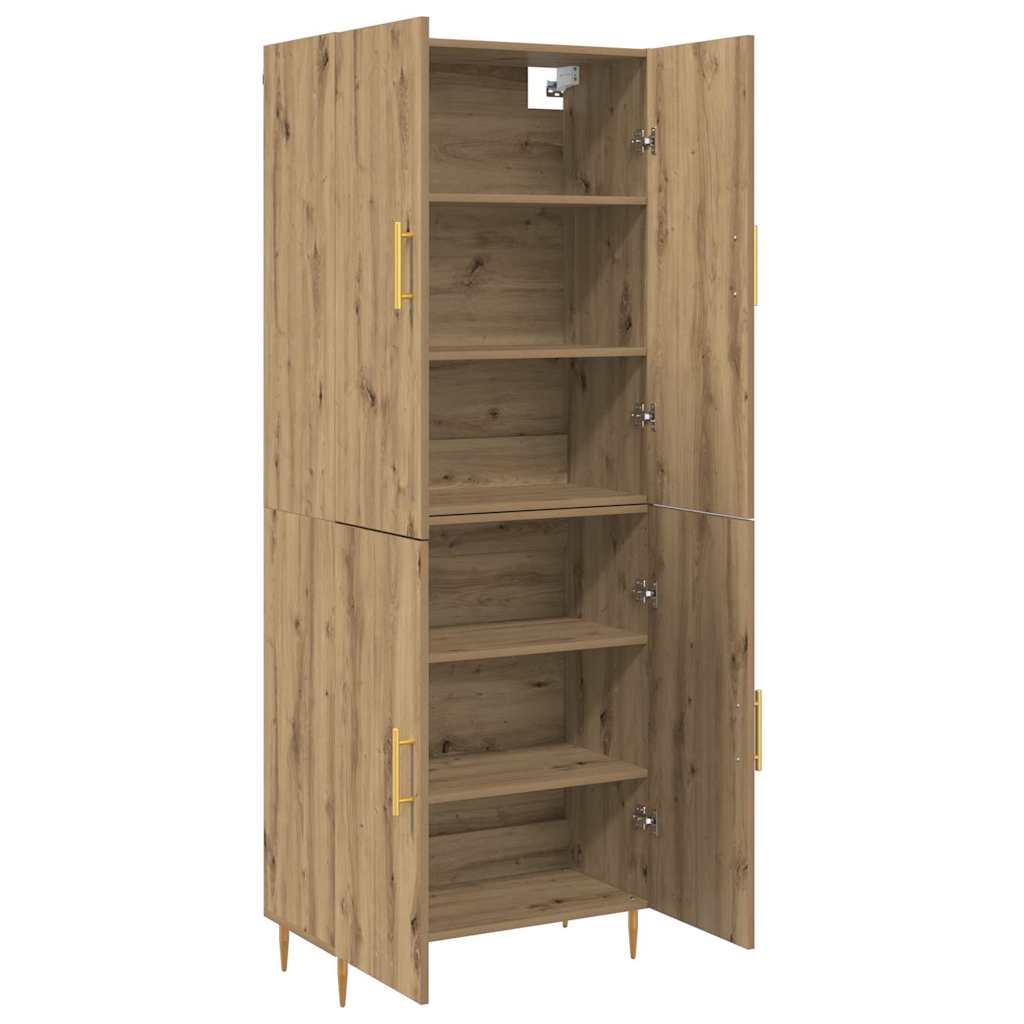 Høyskap artisan eik 69.5 x 34 x 180 cm Konstruert tre