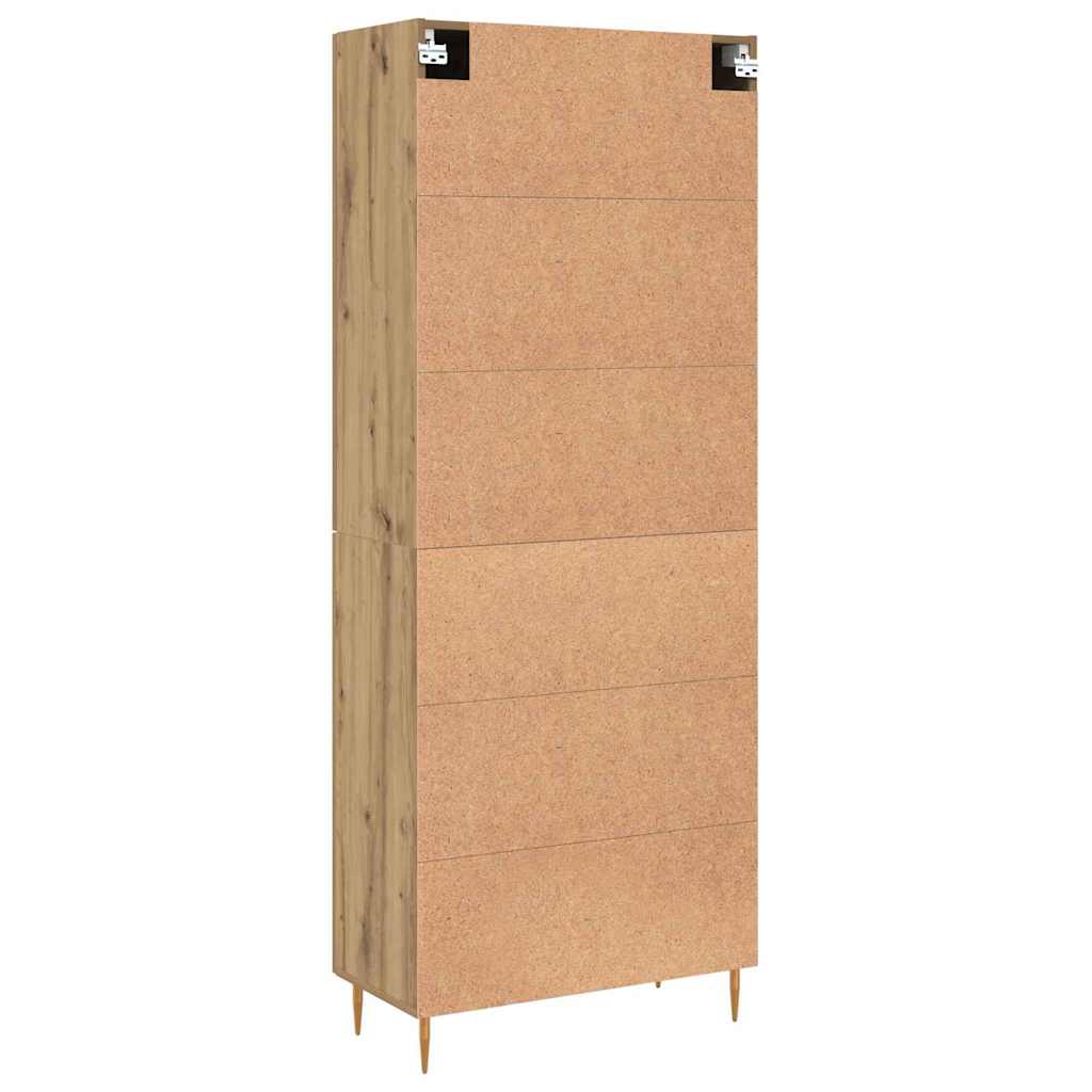 Høyskap artisan eik 69.5 x 34 x 180 cm Konstruert tre