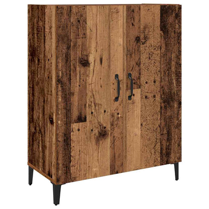 Høyskap 2 pcs Gammelt tre 69.5 x 34 x 180 cm Konstruert tre