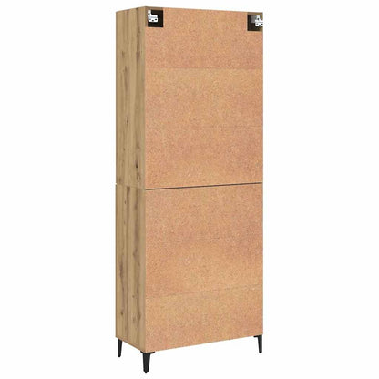 Høyskap 2 pcs artisan eik 69.5 x 34 x 180 cm Konstruert tre