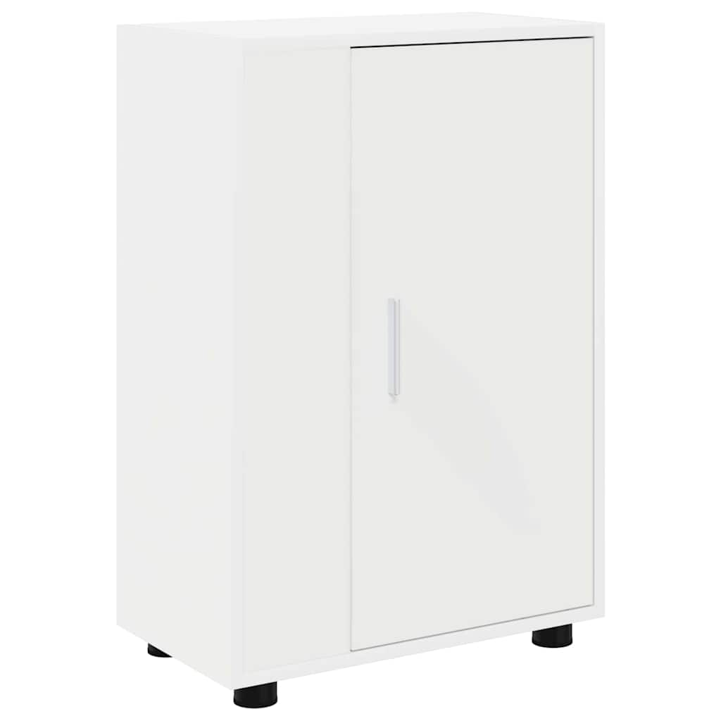 4-delt TV-skapsett Veggmontert 4 pcs Hvit Konstruert tre