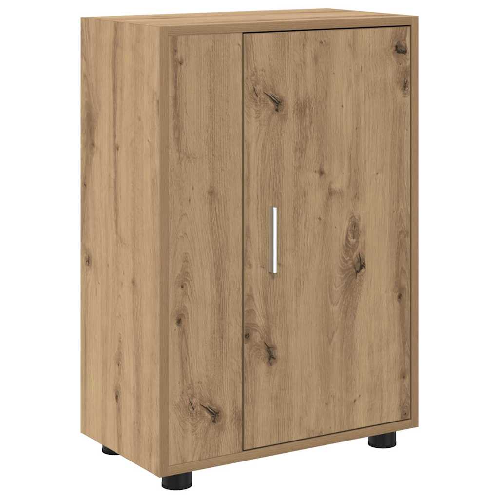 4-delt TV-skapsett Veggmontert 4 pcs artisan eik Konstruert tre