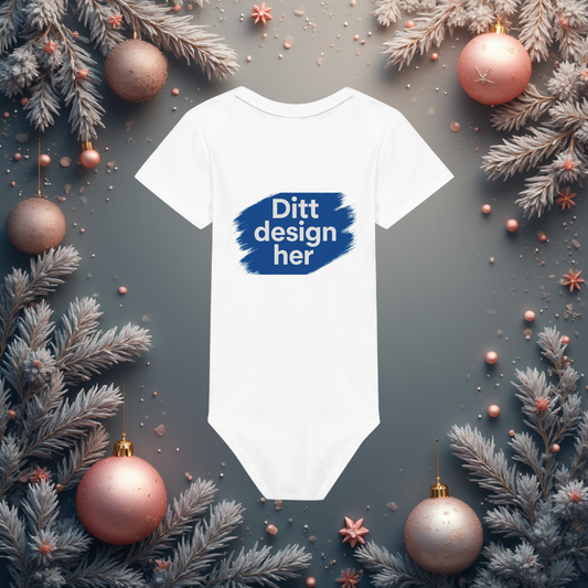 Klassisk kortermet body til baby