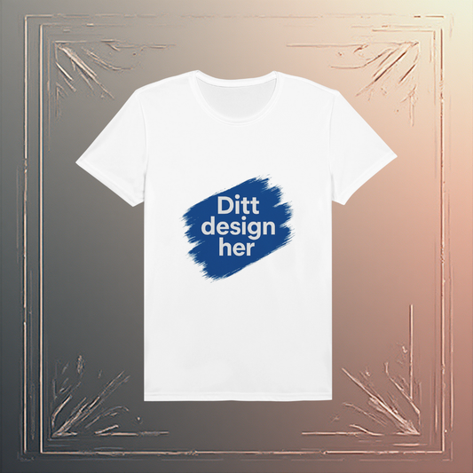 Trenings t-skjorte unisex hvit