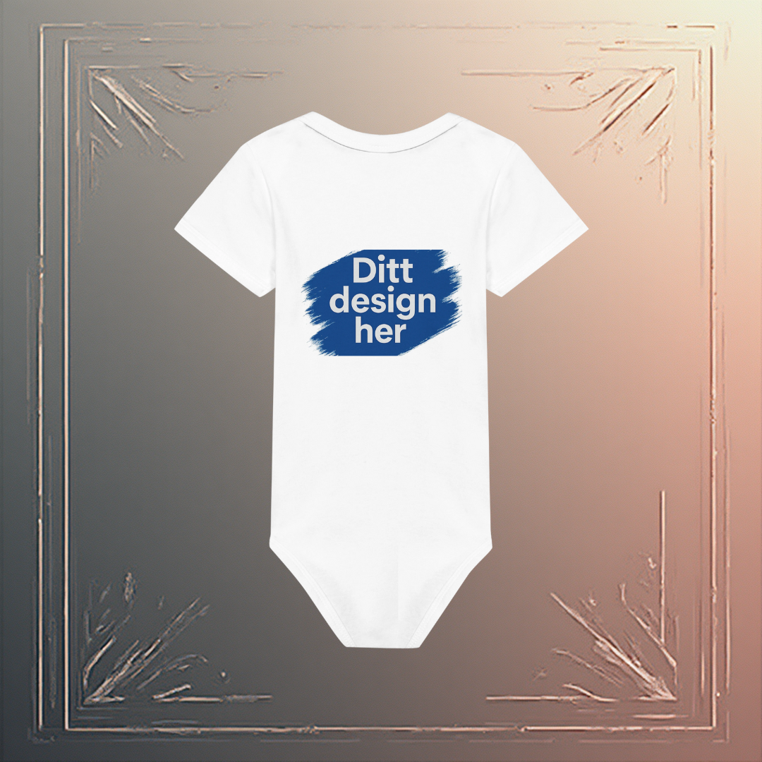 Klassisk kortermet body til baby