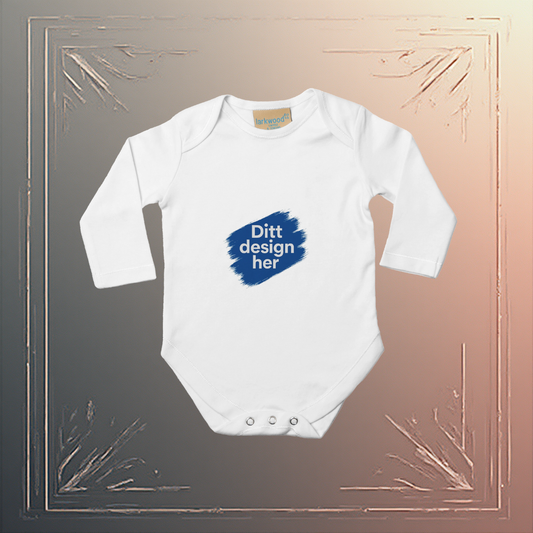 Klassisk langermet body til baby