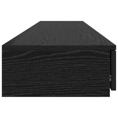 Seng Skuffer Svart 200x36,5x16,5 cm Konstruert Tre