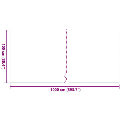 Kunstgress Svart 1x10 m 40 mm