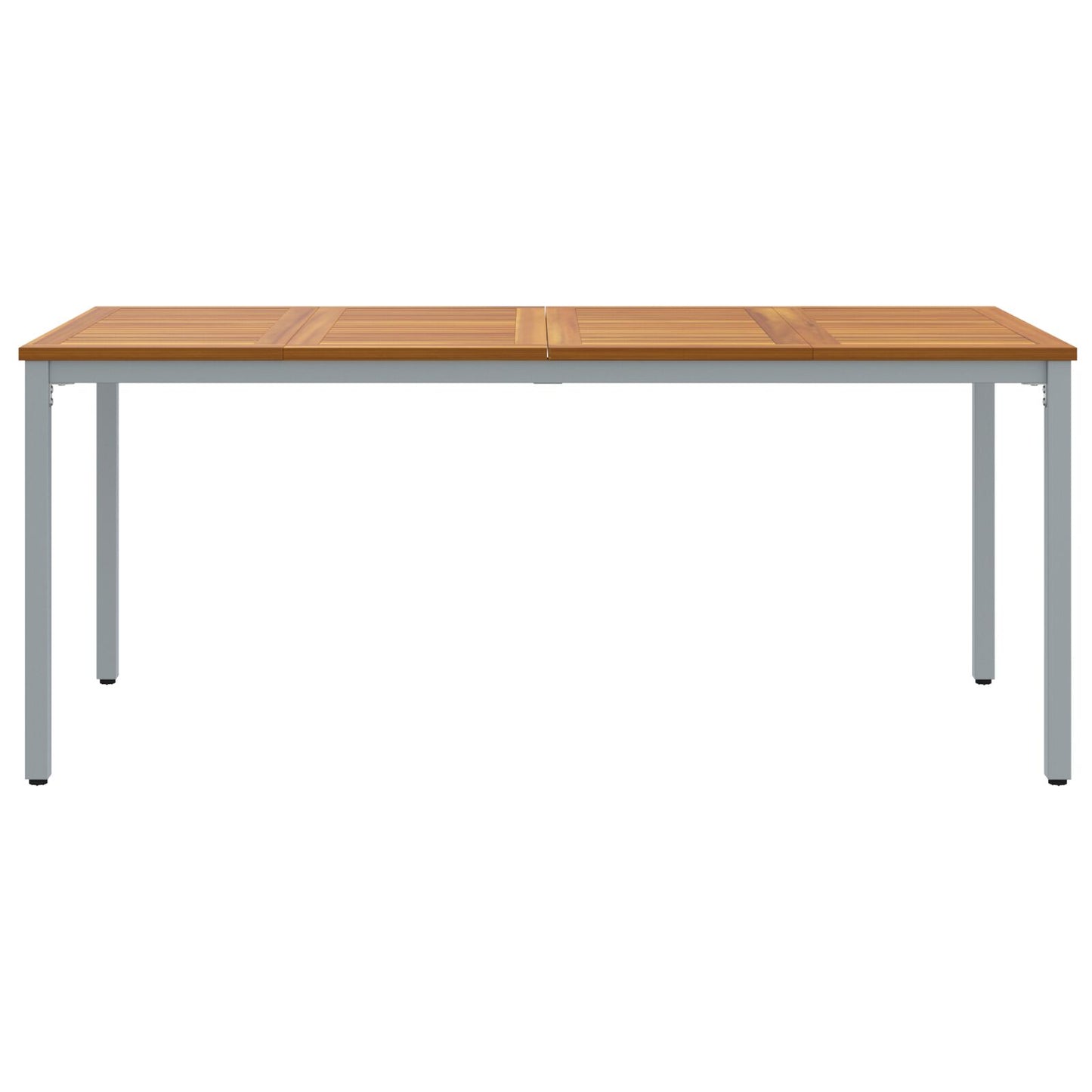 Hagebord 180x90x75 cm Solid Akasietre og Metall