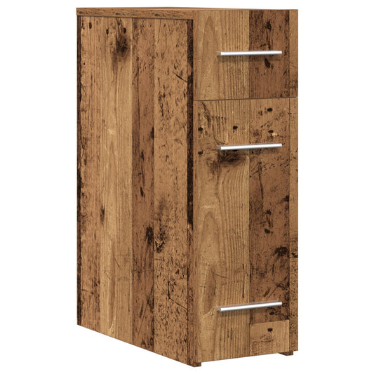 Apoteker skap i gammelt tre 20x45,5x60 cm laget av konstruert tre